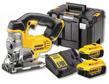 Dewalt DCS331M2 18V XR li-ion Jigsaw (2 x 4AH Batteries) in TSTAK Case