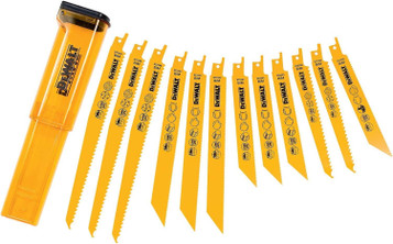 DeWalt DT2445-QZ 12 pc Reciprocating Saw Blade Tough Set in Case
