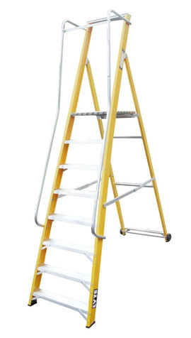 Lyte 8 Tread Yellow Glassfibre Widestep Professional EN131-2