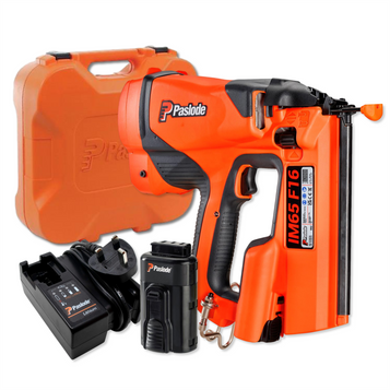 Paslode IM65 F16 2.1Ah Cordless 2nd Fix Straight Brad Nailer - 916575 