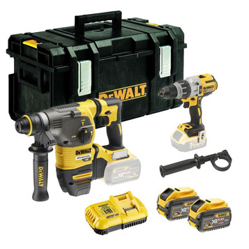 DeWalt TWIN PACK DCK2033X2-GB 18V/54V XR Flexvolt, 2 x 9.0ah batteries