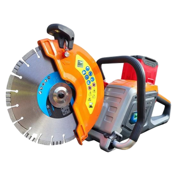 ALTRAD Belle DC 300E+ 82v Cordless Cut-off Disc Cutter Kit with Batteries, Charger & Diamond Blade