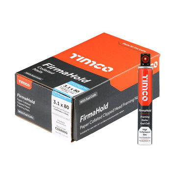 Timco FirmaHold Nail & Gas RG S/S 3.1 x 80/1CFC 1100 PCS Box