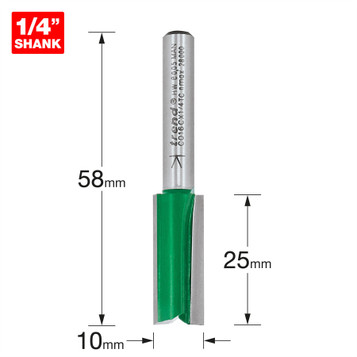 Trend Two flute cutter 10mm diameter C016CX1/4TC
