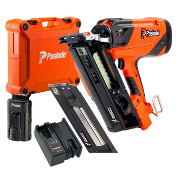 Paslode Combi Xi 2-In-1 Strip Nailer Kit with 2x Magazines and 1x 2.1Ah Battery - 014012