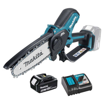 Makita DUC150 Brushless Pruning Saw with 1x 5.0Ah battery and DC18RC charger