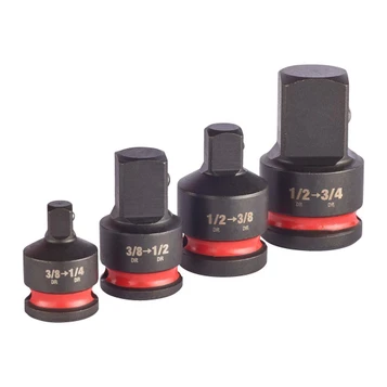 Milwaukee 4932480356 SHOCKWAVE Impact Duty Impact Socket Square Adaptor Set x4 Pcs