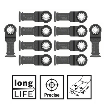 10x Bosch Starlock AIZ 32 APB BIM Wood+Metal C-Tec