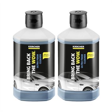 2 x Karcher RM615 Ultra Foam Cleaner 3-in-1 Car & Bike Shampoo 1L 62957430