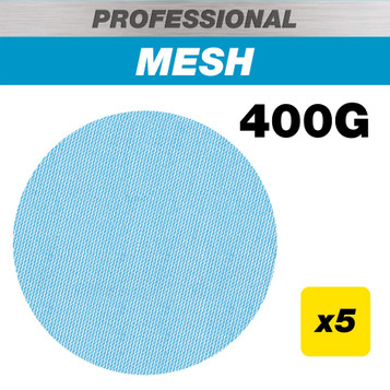 Trend AB/125/400P - 125mm 400G Pro Mesh Random Orbital Sanding Disc, 5 Pack