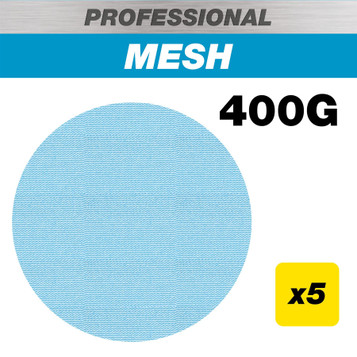 Trend AB/150/400P - 150mm 400G Pro Mesh Random Orbital Sanding Disc, 5 Pack