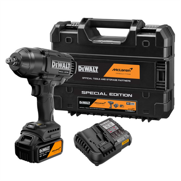 Dewalt X McLaren F1 DCF99MP1T 18V XR Brushless 1/2" Hog Ring Impact Wrench – 1 x 5.0Ah Kit with Charger & TSTAK