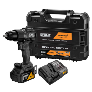 Dewalt X McLaren F1 DCD86MP1T 18V XR Brushless Combi Drill – 1 x 5.0Ah Kit with Charger & TSTAK