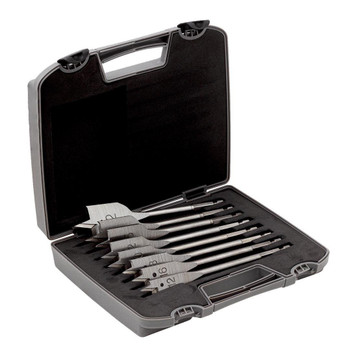 Bahco 9629-SET-8 12-32mm Flat Drill Bit Set For Wood x 8 Pc in Carry Case