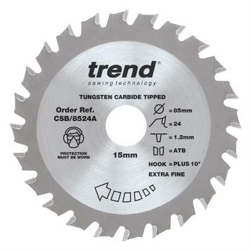 Trend Craft Saw Blade 85x 24 teeth x 15 CSB/8524A