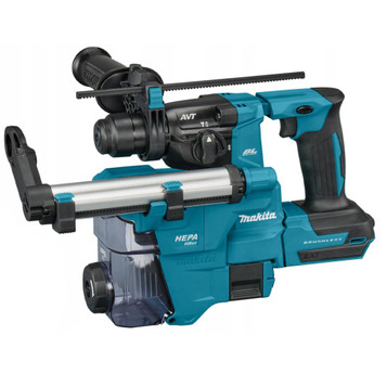 Makita DHR183Z 18V LXT Brushless SDS Plus Rotary Hammer 18mm with DX16 HEPA Dust Extractor - Body Only