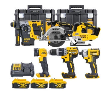 DeWalt DCK690P3T-GB 18V XR 6 Piece Brushless Power Tool Kit with 3x 5.0Ah Batteries