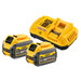 Dewalt 2 x DCB547 54V XR Flexvolt 9.0Ah Batteries + DCB118 XR Fast Charger