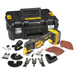 Dewalt DCS355M1 Oscillating Multi-Tool 18V li-ion Cordless Brushless (1 x 4Ah Battery) with 35 Accessories