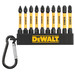 DeWalt DT7276-QZ 50mm PZ1 PZ2 PZ3 High Imact Screwdriver Bit Keyring