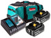 MAKITA 8321279-0 Wheeled Bag with 2 x BL1830 Battery & DC18RC charger kit