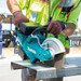 Makita DCE090ZX1 Twin 18v / 36v 9" Cordless Brushless Disc Cutter Saw - Body Only