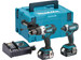 Makita DLX2145TJ 18v LXT DHP458 Combi Drill + DTD152 Impact Driver 2 x 5.0AH