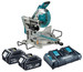 Makita DLS110 PT2 2 x 18V (36v) LXT Brushless Slide Compound Mitre Saw 2  x 5.0ah
