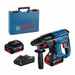 Bosch GBH 18 V-21 Brushless 18v SDS-Plus Cordless Hammer Kit 2 X 4.0AH