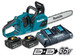 Makita DUC355PT2 36V (Twin 18V) Cordless Brushless 350mm Chainsaw 2 X 5.0Ah Batteries