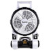 Makita DCF201ZW 14 - 18v LXT Cordless Portable Fan (White) with 5.0 Ah Battery and Charger