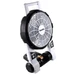 Makita DCF201ZW 14 - 18v LXT Cordless Portable Fan (White) with 5.0 Ah Battery and Charger