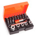 Bahco 2058/S26 Ratchet Socket Set of 26 Metric 1/4in Drive