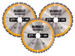 Dewalt DT1963QZ 3 Pack 250MM Construction Saw Blade 2X 24T 1X 48T