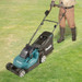 Makita Twin 18V (36V) LXT 38cm Cordless Lawn Mower with 2 x 5Ah Batteries DLM382CT2