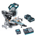 Makita LS002GD203 40V Max XGT 2x2.5Ah Li-Ion Brushless 216mm Slide Compound Mitre Saw