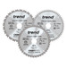 Trend 190mm Craft Saw Blade Variety Pack of 3 CSB/190/3PK
