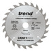 Trend Craft Pro 160mm 20mm bore 24T Combination Cut Blade for Hand Held Circular Saws CSB/16024