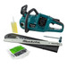 Makita DUC405 18Vx2 (36V) Brushless Chainsaw Kit with 2x5Ah Batteries - 400mm BL LXT