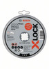 Bosch X-LOCK Standard for Inox 10x125x1x22.23mm Straight Cutting  WA 60 T BF, 10 x 125 x 1 x 22.23 mm
