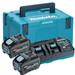 Makita XGT POWERSOURCE KIT 2 x 5.0Ah & Twin Charger 240V - 191U20-2