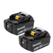 2 X Makita BL1860B 18v 6.0Ah Li-ion LXT Battery Pack Genuine UK