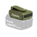 Makita GBAADP05O USB Li-Ion Battery Charger Adaptor For 14.4V & 18V Olive Green
