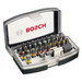 Bosch 32 Piece Screwdriver Drill Bit Set Colour Coded Magnetic Holder - 2607017319