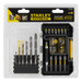 STANLEY FATMAX Screwdriver Drilling Bit Set for Metal Wood and PVC Includes a Small ToughCase and Shaker Box Compatible with Pro-Stack and TSTAK (19 Pieces)
