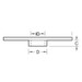 Trend 30mm Guide bush - extra length 10mm spigot length guide bush for trade jig use.