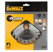DeWalt DT4027-QZ EXTREME Workshop 165mm x 30mm 24T Circular Saw Blade