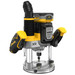 Dewalt DCW620H2-GB 18V XR Brushless 1/2" Plunge Router 2x 5.0Ah Powerstack Batteries, Charger & TSTAK Case