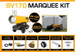 Master BV170DV Marquee Kit With 3 Metre Ducting, Analog Thermostat & Accessories BV170MKP3