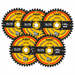 DeWalt DT10640 165mm 40T Extreme Framing Circular Saw Blade (5 Pack)